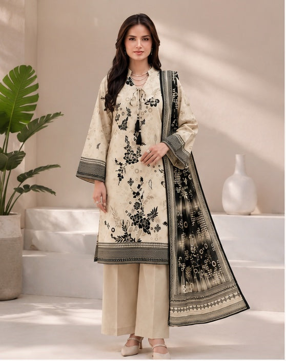 Gul-e-Rang 4B 3-Piece Lawn Suit | Faislabad Fabrics FAISALABAD FABRICS