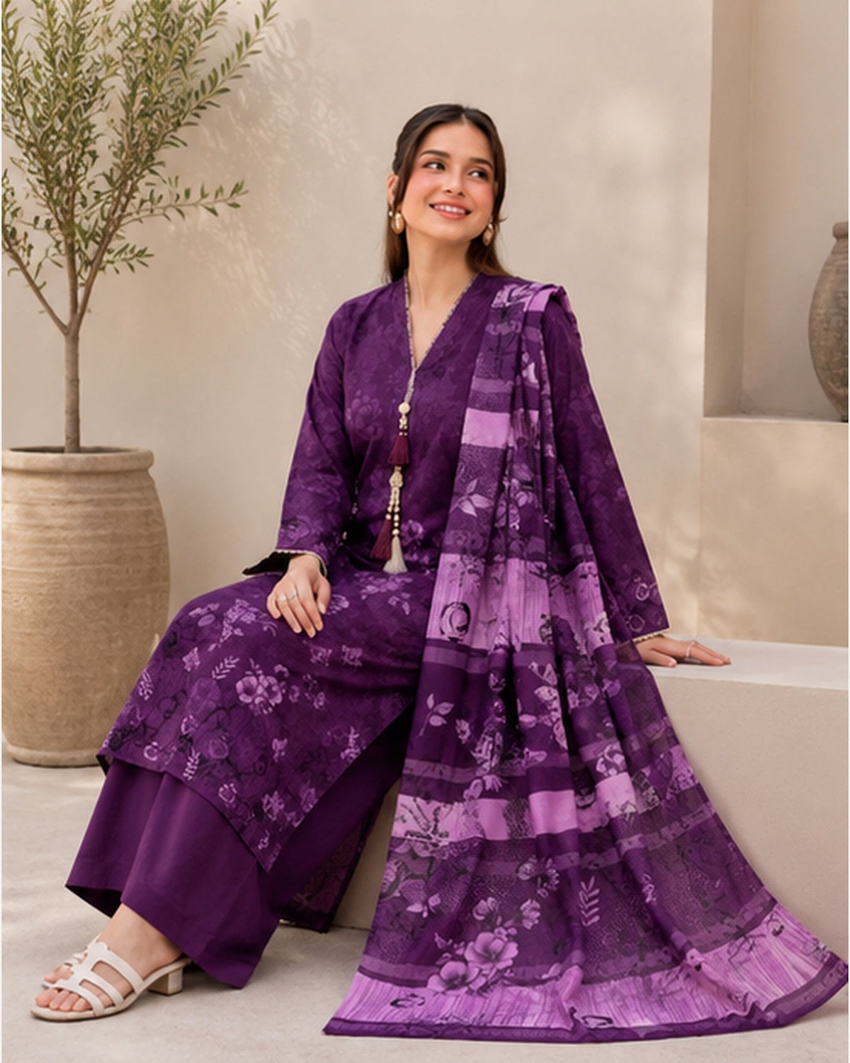 Gul-e-Rang 10B 3-Piece Lawn Suit | Faislabad Fabrics FAISALABAD FABRICS