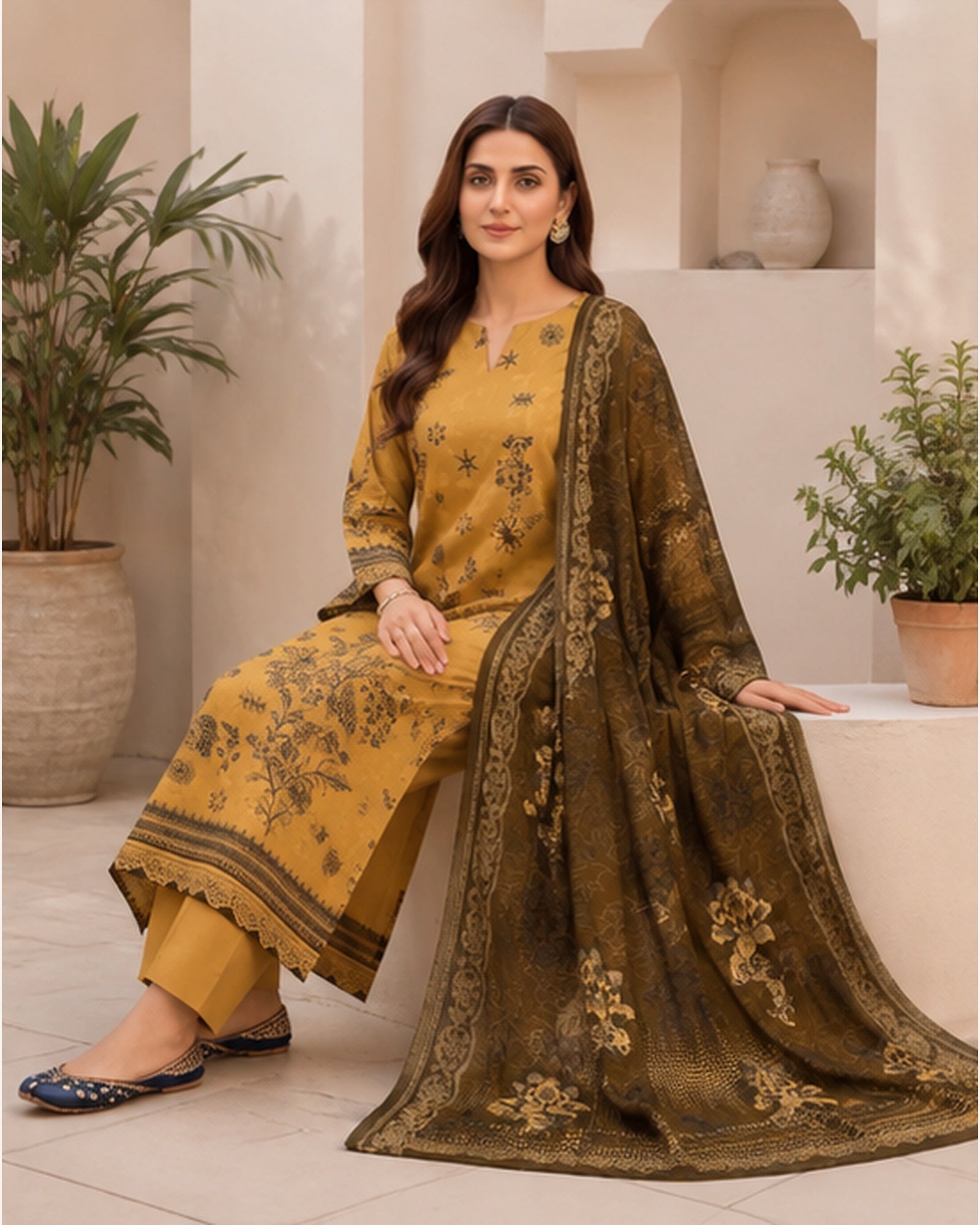Gul-e-Rang 11B 3-Piece Lawn Suit | Faislabad Fabrics FAISALABAD FABRICS