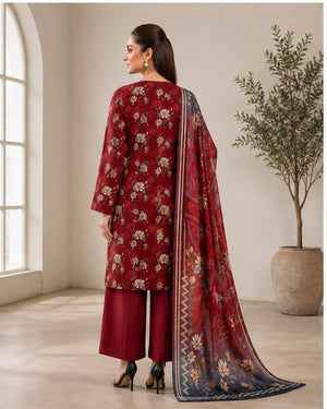 Gul-e-Rang 3B 3-Piece Lawn Suit | Faislabad Fabrics FAISALABAD FABRICS