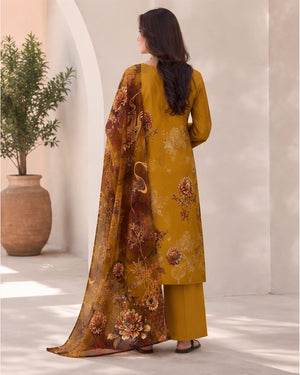Gul-e-Rang 9B 3-Piece Lawn Suit | Faislabad Fabrics FAISALABAD FABRICS