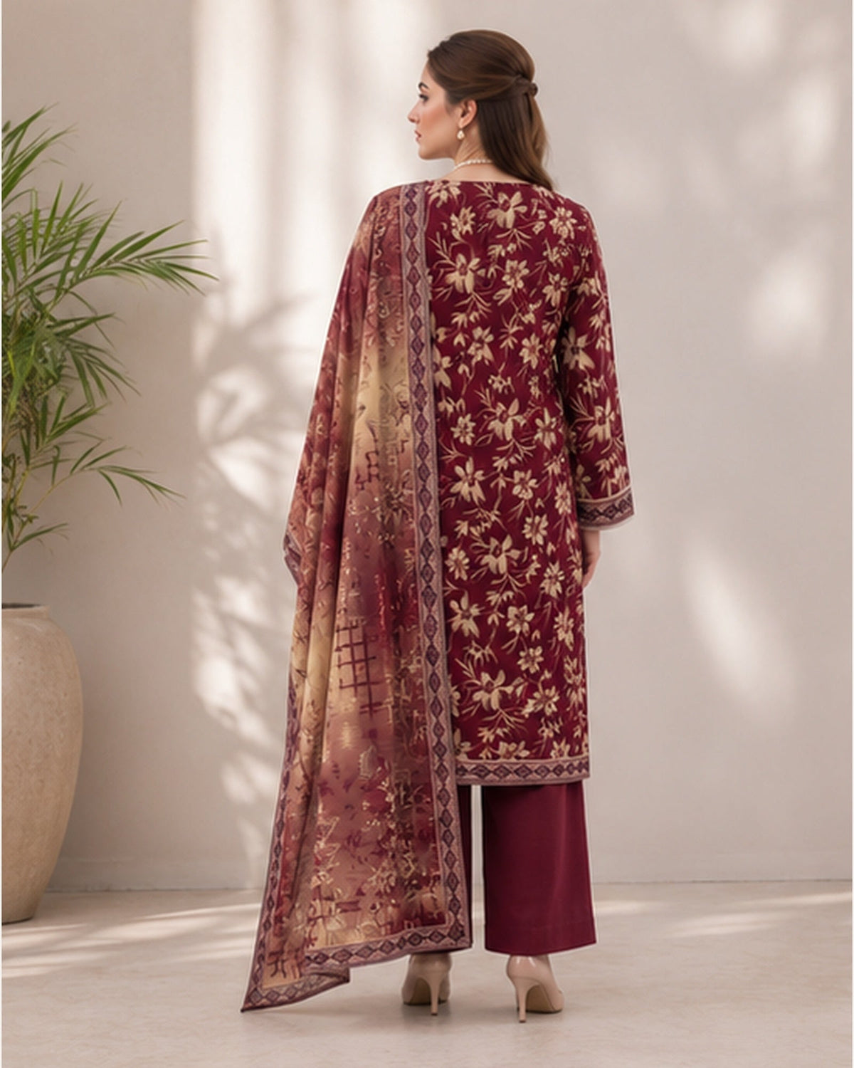 Gul-e-Rang 7B 3-Piece Lawn Suit | Faislabad Fabrics FAISALABAD FABRICS
