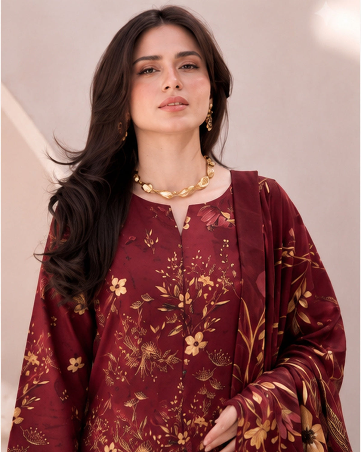 Gul-e-Rang 5B 3-Piece Lawn Suit | Faislabad Fabrics FAISALABAD FABRICS